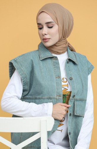 Denim Blue Waistcoats 2298-05