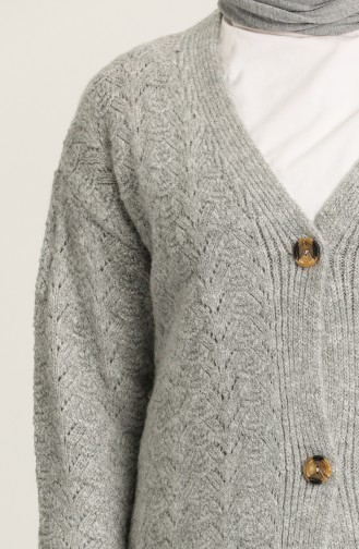 Light Gray Cardigans 1502-08