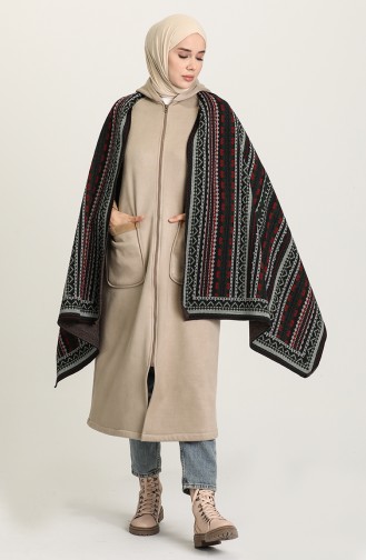 Ponchos Vert emeraude 4374-05