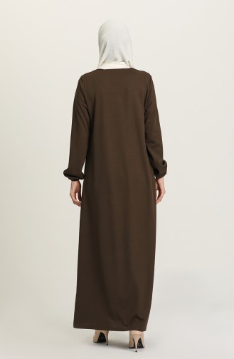 Khaki Abaya 3071-03