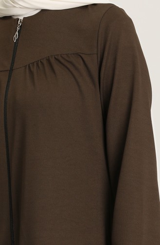 Khaki Abaya 3071-03