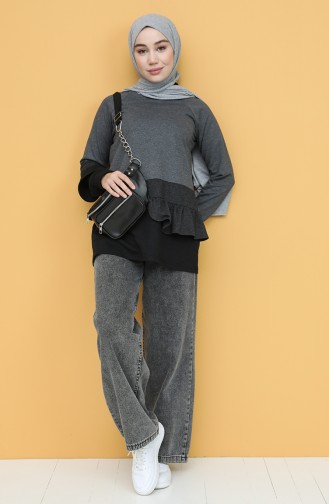 Smoke-Colored Sweatshirt 3325-06