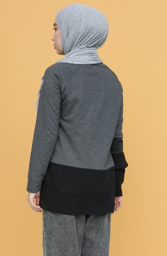 Smoke-Colored Sweatshirt 3325-06