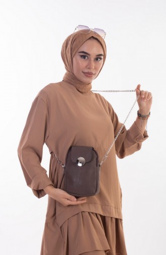 Brown Shoulder Bag 0471-04