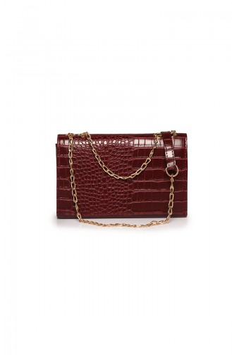 Claret Red Shoulder Bags 05-10