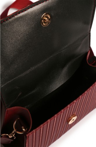 Claret red Shoulder Bag 261Z-05