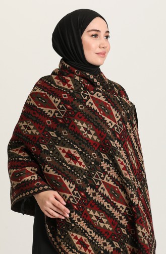 Khaki Poncho 4359-06