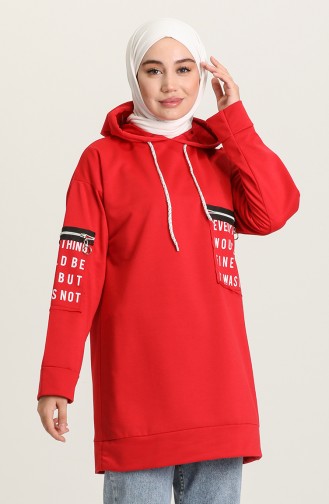 Claret red Sweatshirt 1061-03