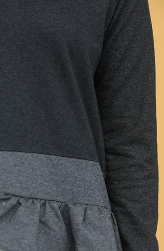 Sweat-shirt de Couleur Froufrous 3325A-01 Anthracite 3325A-01