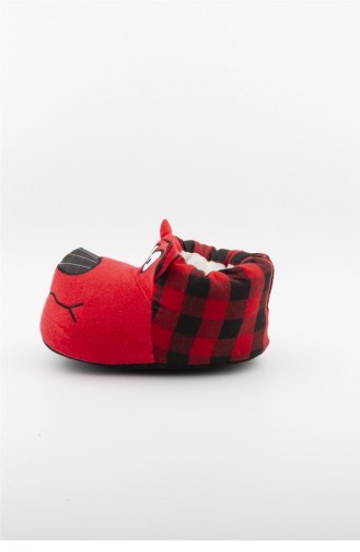 Chaussures de Maison Rouge 3910.MM KIRMIZI-SIYAH
