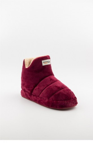Claret Red House Shoes 3913.MM BORDO