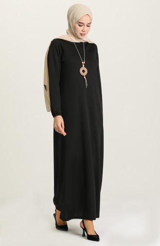 Black İslamitische Jurk 8989-01