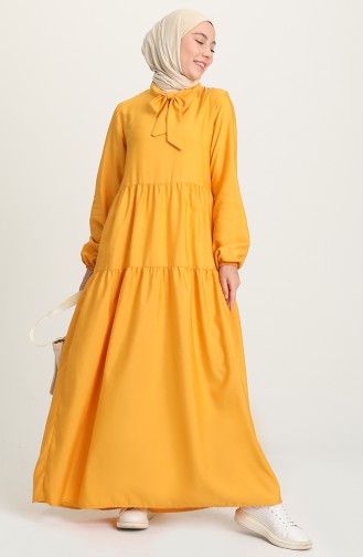 فستان أصفر خردل 1680-14