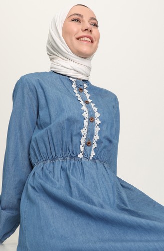 Blue Hijab Dress 1815-01