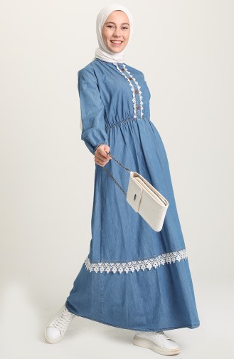 Robe Hijab Bleu 1815-01