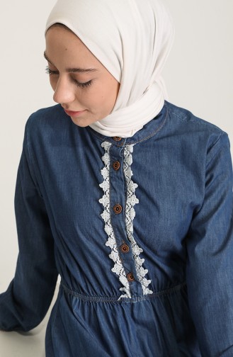 Robe Hijab Bleu Marine 1815-02