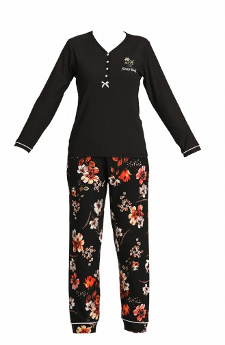 Schwarz Pyjama 21145-01