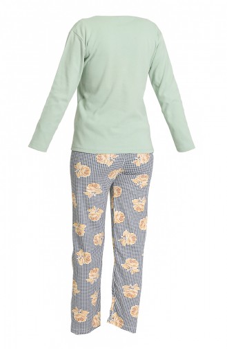 Grün Pyjama 21306-02