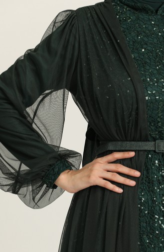 Grün Hijab-Abendkleider 52790-05