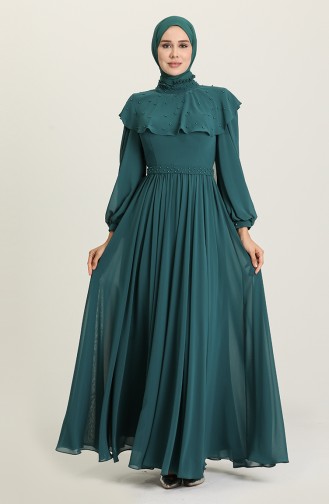 Habillé Hijab Vert 4901-01