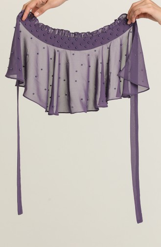 Lila Hijab-Abendkleider 4901-02