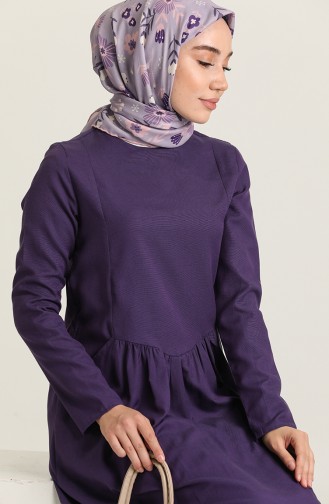 Robe Hijab Pourpre 3326-05