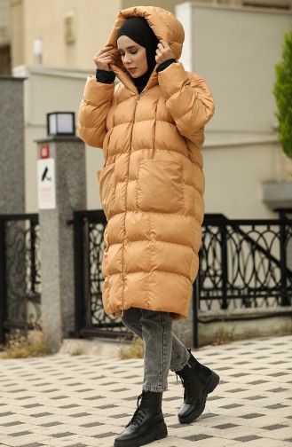 Camel Winter Coat 7001-04