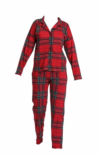Claret red Pyjama 21361-01