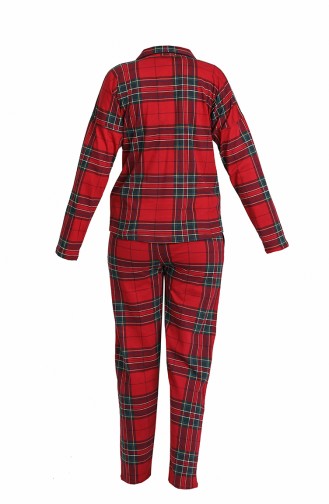 Claret red Pyjama 21361-01