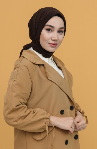 Brown Casual Scarf 1157-22