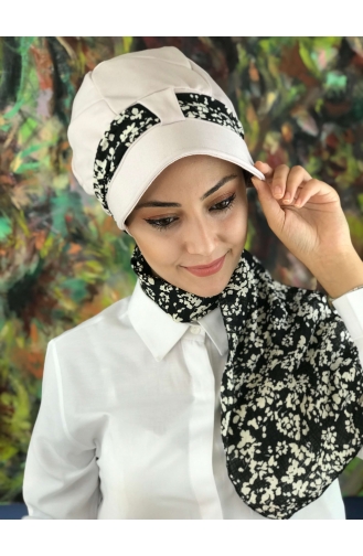 Cream Ready to Wear Turban 05-01