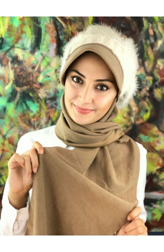 Light Brown Ready to Wear Turban 01408-01