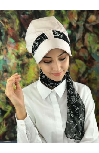 Cream Ready to wear Turban 04-01