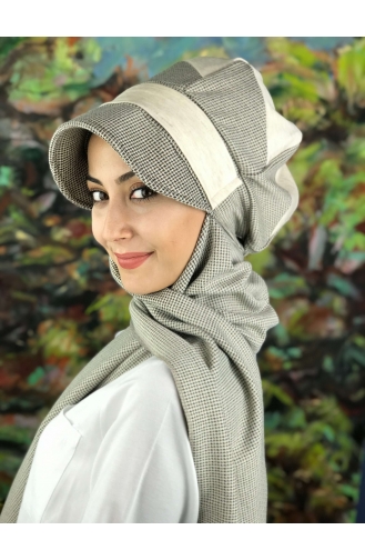 Cream Ready to wear Turban 01424-01