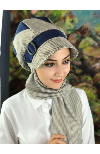 Turban Pret-a-Porter Bleu Marine 01419-01