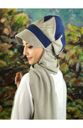 Turban Pret-a-Porter Bleu Marine 01419-01