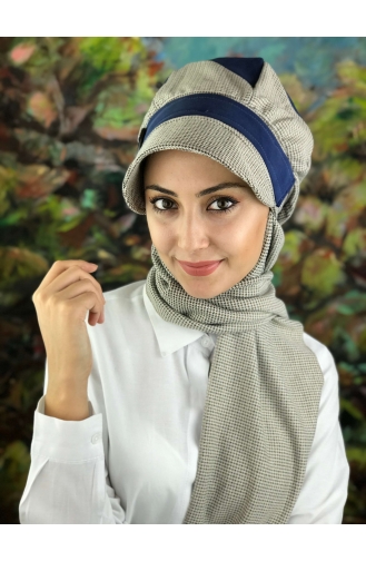 Turban Pret-a-Porter Bleu Marine 01419-01