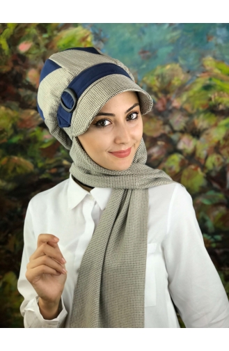 Turban Pret-a-Porter Bleu Marine 01419-01