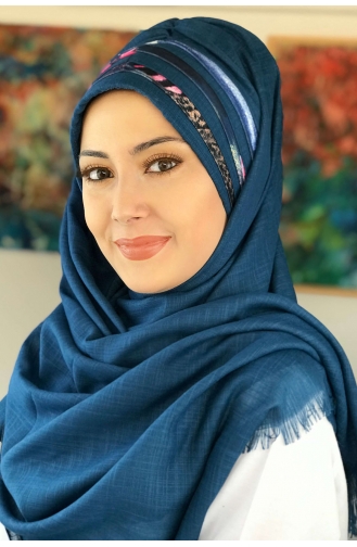 Turban Pret-a-Porter Bleu 06-01