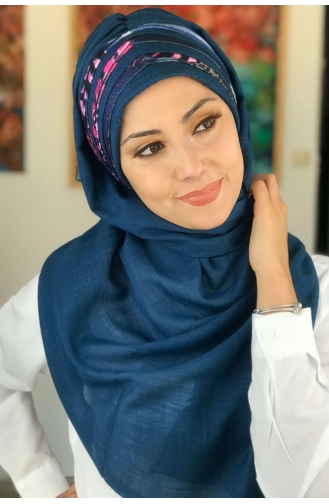Turban Pret-a-Porter Bleu 06-01