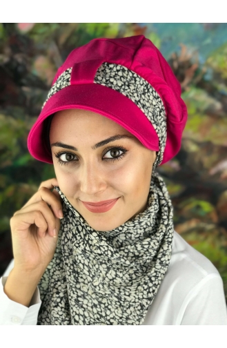 Dark Pink Ready to wear Turban 04-01