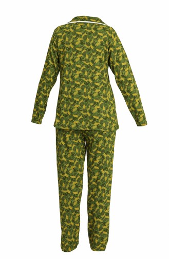 Bayan Pijama Takım 2762 Yeşil