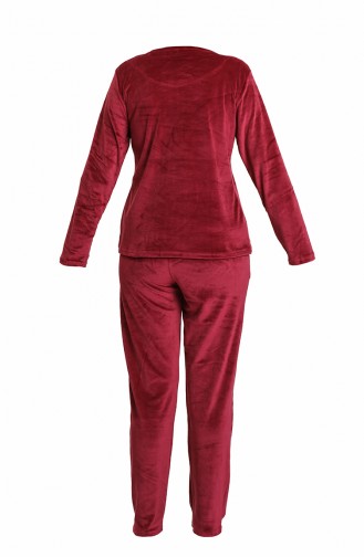 Bayan Kadife Takım 9010 Bordo
