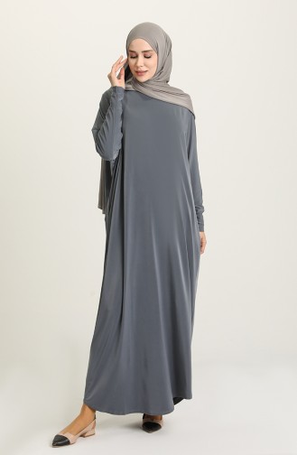 Anthracite Hijab Dress 2000-11