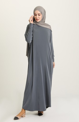 Anthrazit Hijab Kleider 2000-11