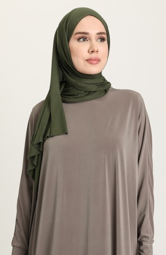 Robe Hijab Vison Foncé 2000-10