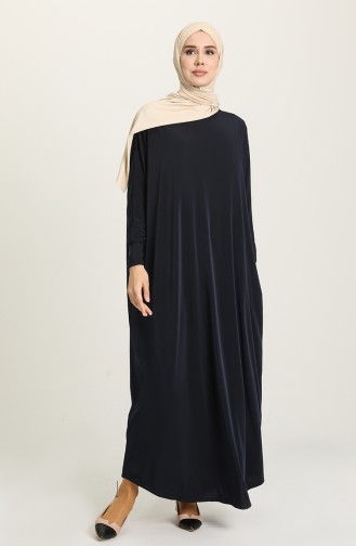 Saloppe Kleid mit Fledermausarm 2000-03 Dunkelblau 2000-03