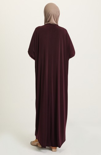 فستان بأكمام خفاش بنفسجي 2000-06