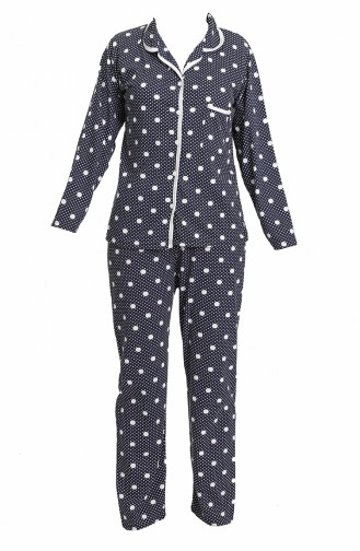 Navy Blue Pajamas 21373-01