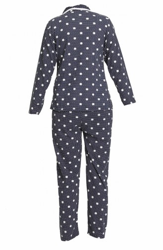 Navy Blue Pajamas 21373-01